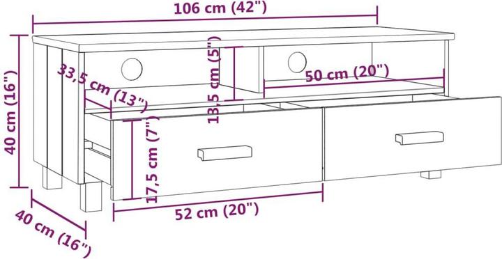 Immagine prodotto VidaXL Jessica (106 x 40 x 40 cm)
