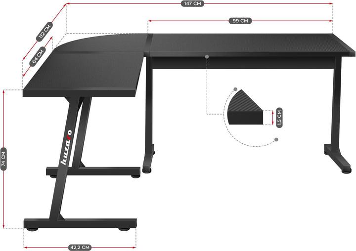 Actual product image Huzaro Hero 6.0