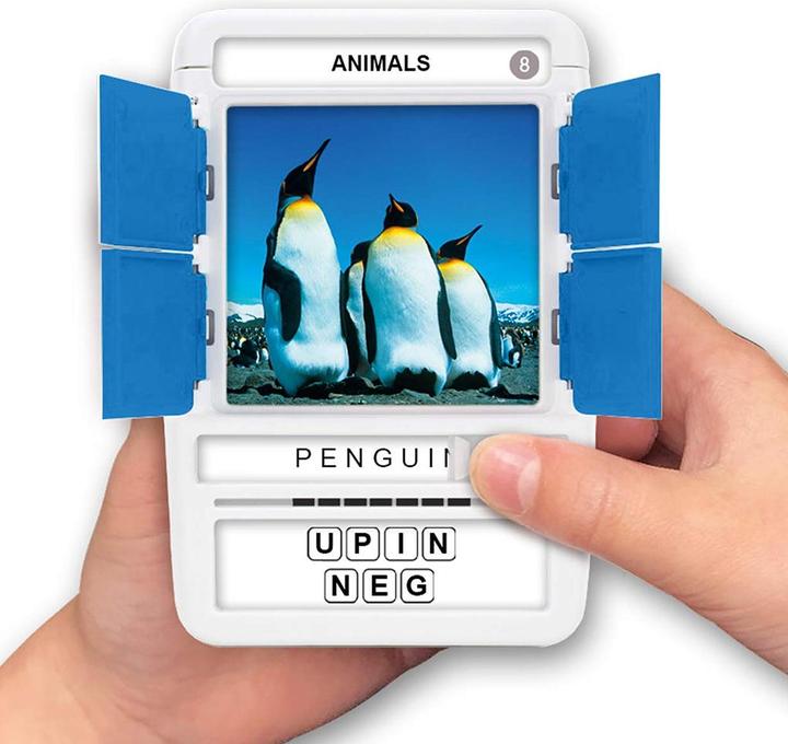 Actual product image Asmodée 100 PICS Animals Travel Game - Family Flash Cards, Pocket Puzzles For Kids And Adults (English)