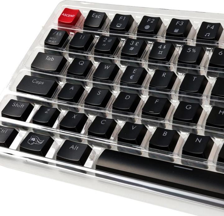 Actual product image Glorious PC Gaming Race ABS Keycaps - 105 pcs, black, ISO, NO layout