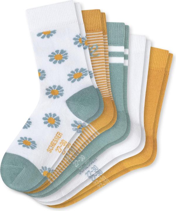 Schiesser 5er Pack Blume Kindersocken Mädchen