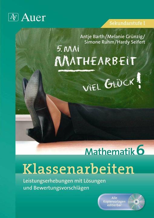 Produktbild Klassenarbeiten Mathematik 6 (Deutsch, H. Seifert, A. Barth, S. Ruhm, M. Grünzig, 2021)