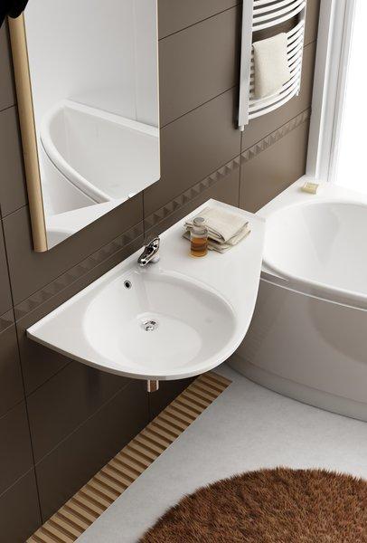 Produktbild Ravak Rain washbasin Avocado, R 85 cm with overflow (450 mm, 850 mm)
