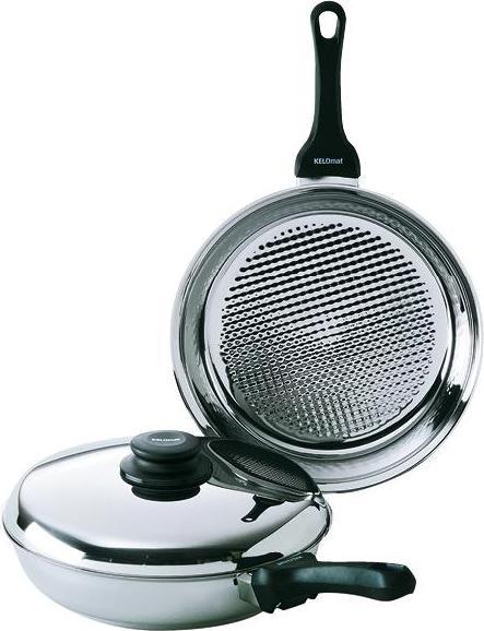 Produktbild Kelomat rund +Deckel 28cm (28 cm, Bratpfanne, Edelstahl)