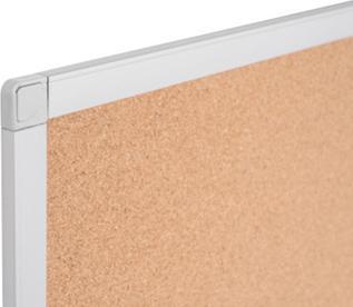 Image du produit Bi-Office Tableau en liège AYDA, cadre aluminium, 900 x 600 mm (Tableau d'affichage, 90 x 60 cm)