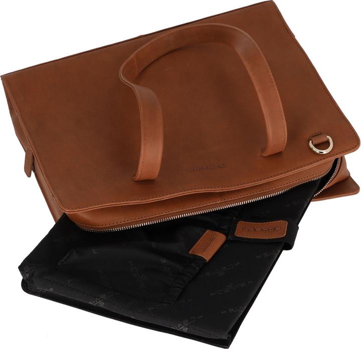 Immagine prodotto Plevier Cartella Pharos in pelle 37,5 cm con scomparto per computer portatile