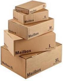Actual product image Colompac Shipping box Mailbox Type designation: XL Inner dimensions: 46 x 17.5 x 33.5 cm (W x H x (46.5 x 19.5 x 35 cm, 1 x)
