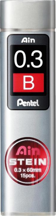 Actual product image Pentel Ain Stone (Refill, Grey, 0.30 mm)