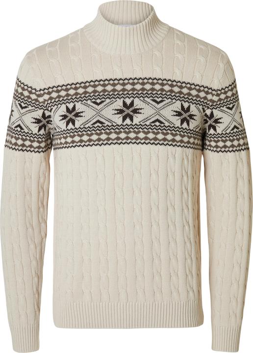 Produktbild Selected Homme Slhflake Ls Knit Cable High Neck W (L)