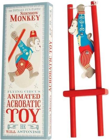 Produktbild Rex London Wooden Acrobatic Toy Sideshow Monkey