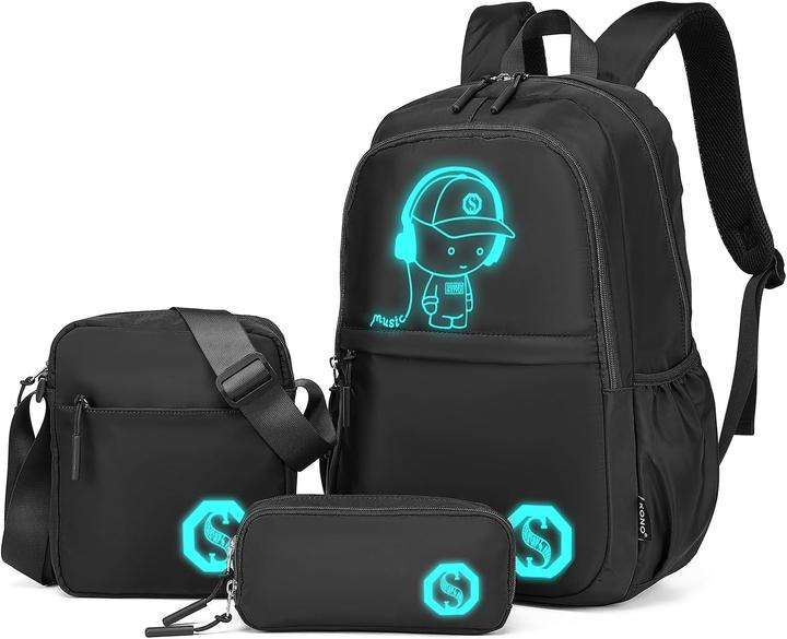 Produktbild Kono 3-teiliges Schulranzen Set (18.90 l)
