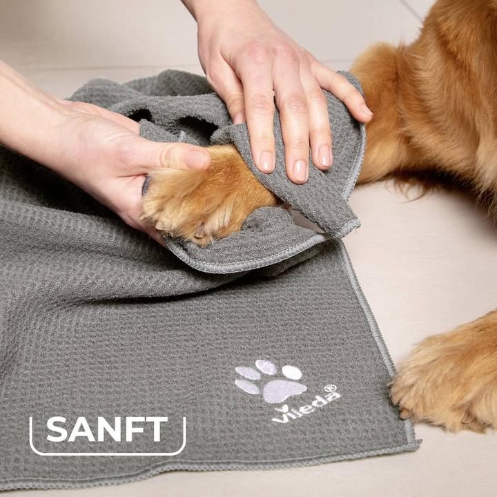Image du produit Vileda Pet Pro serviette microfibre M (grise, taille M, 45 x 70cm) (45 x 70 cm)