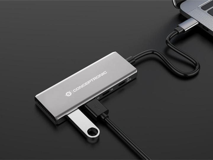 Produktbild Conceptronic HUBBIES15G (USB-C, 4 Ports)
