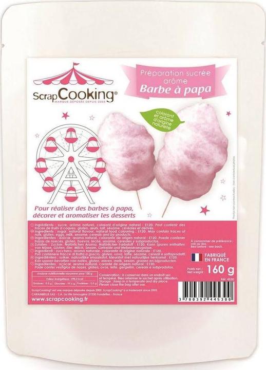 Image du produit ScrapCooking Mélange prêt à l'emploi Barbe à papa (160 g)