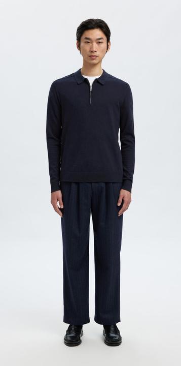 Produktbild Selected Homme Strick Langarm-Poloshirt (XL)