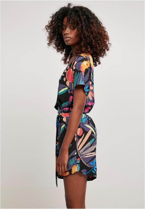 Produktbild Urban Classics Ladies Short Viscose Belt Jumpsuit (5XL)
