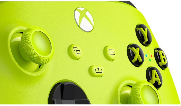 Actual product image Microsoft Wireless Controller - Electric Volt (Xbox Series X, Xbox One X, PC, Xbox One S, Xbox Series S)
