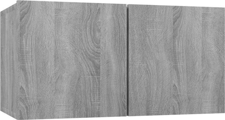 Immagine prodotto VidaXL 4-tlg. TV-Schrank-Set Grau Sonoma Holzwerkstoff,Farbe: Grau (100 x 30 x 30 cm)