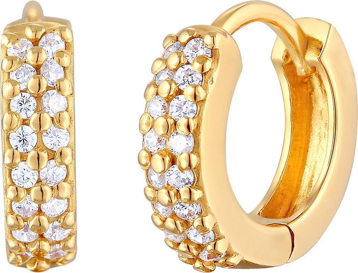 Image du produit Elli Creole, créoles en cristal (Argent sterling 925, Zircone)