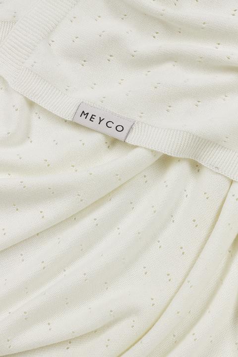 Produktbild Meyco Baby Ajour babydecke - bambus - offwhite - 75x100cm (75 x 100 cm)