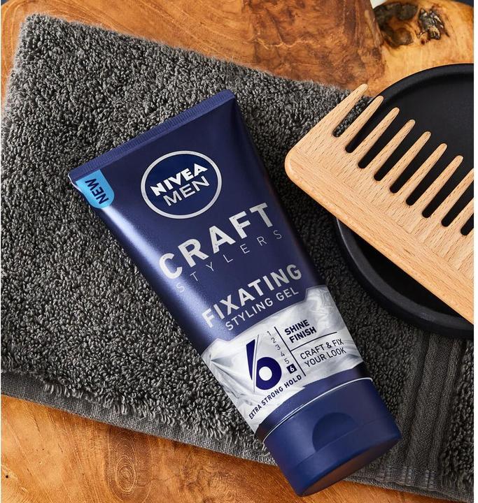 Image du produit Nivea Men Craft Stylers Fixating Styling Gel (Gel coiffant, 150 ml)