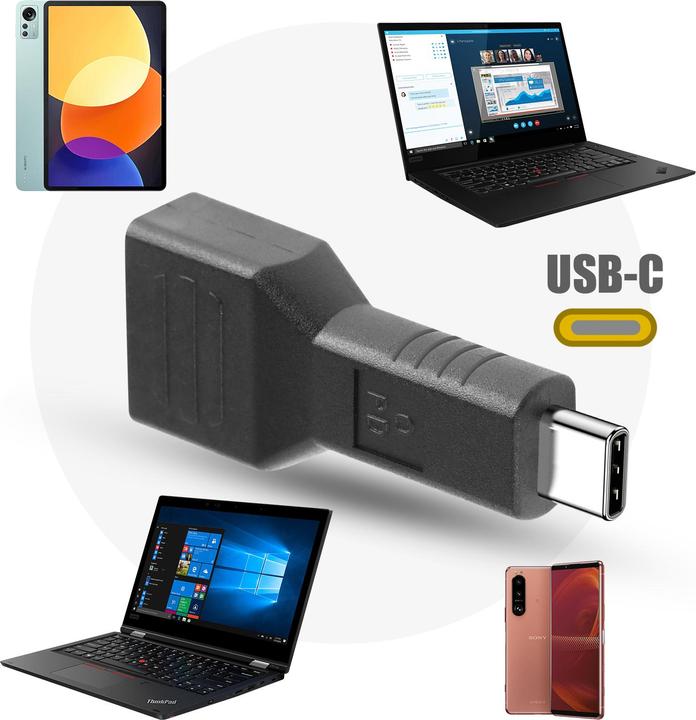 Immagine prodotto Avizar ADA-C010, Adattatore spina quadrata / USB-C (USB tipo C, Proprietario)
