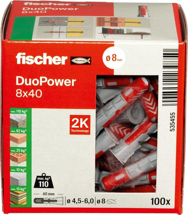 Productafbeelding Fischer 2-componenten deuvels (100 Pcs.)