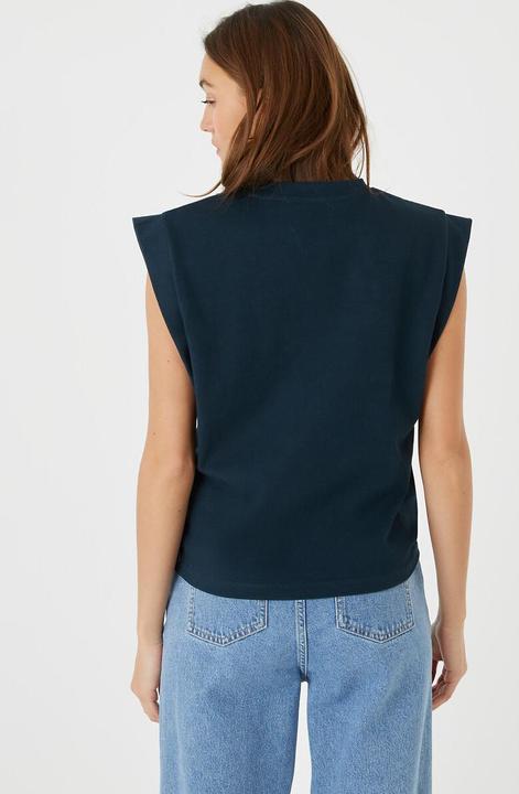 Actual product image La Redoute Collections Sleeveless top with a round neckline (XL)