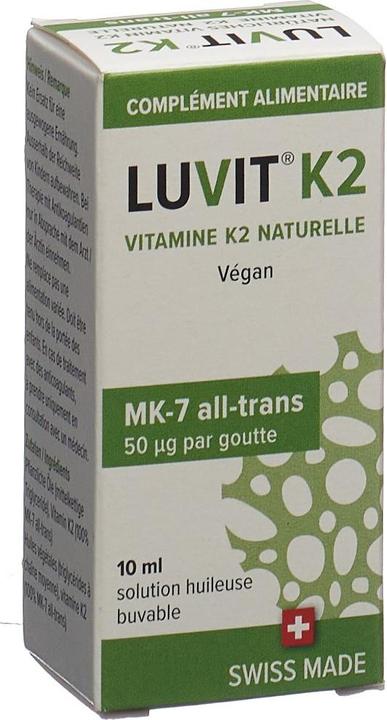 Actual product image Luvit K2 Natural Vitamin Drops (10 Piece, Droplet, 44 g)