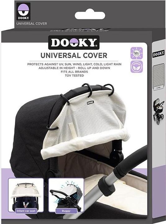 Produktbild Dooky Sonnen- & Windschutz für den Kinderwagen, Linea