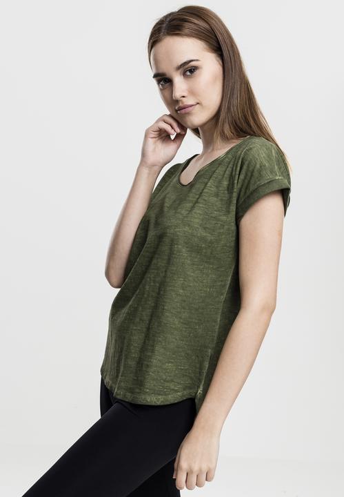 Immagine prodotto Urban Classics Tee lungo da donna a forma di schienale con tintura spray (L)