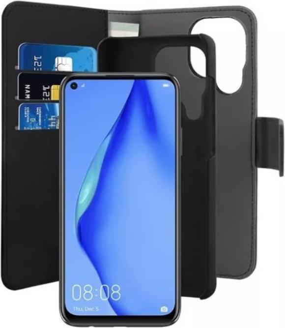 Produktbild Puro Brieftasche - Hülle für Huawei P40 Lite, schwarz (Huawei P40 Lite)