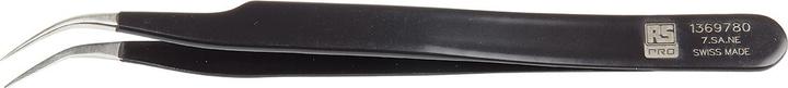 Produktbild Rs Pro ESD epoxy coated tweezers curved 120mm