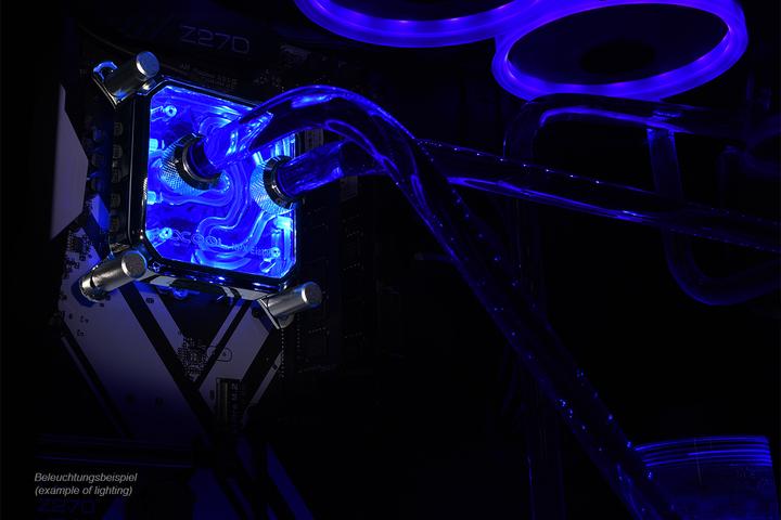 Actual product image Alphacool Aurora XPX RGB cover frame