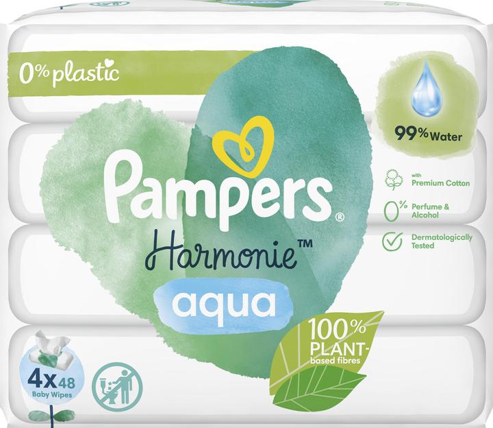 Produktbild Pampers Harmonie Aqua (192 Stück)