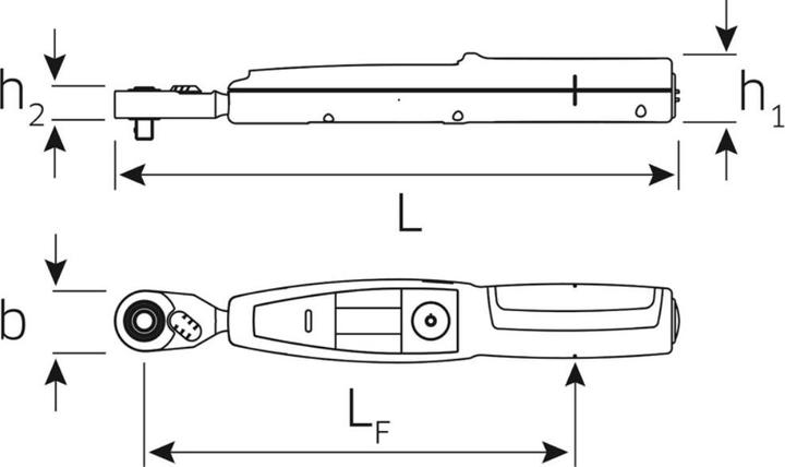 Produktbild Stahlwille Drehmomentschlüssel (1/4", 1 Nm, 20 Nm)