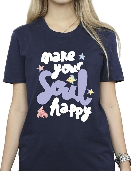 Immagine prodotto Disney The Little Mermaid Happy Maglietta Ampia Donna (XXL)