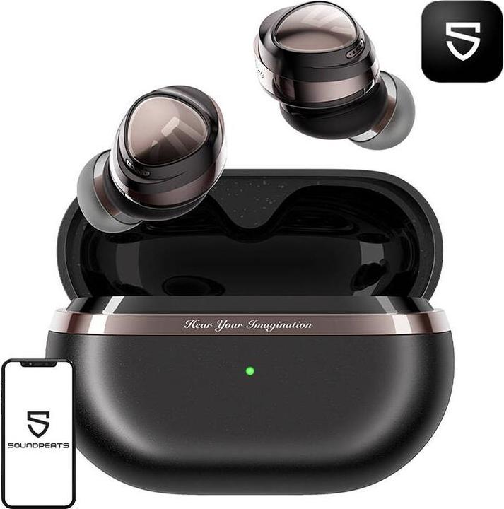 Soundpeats Earphones Opera03 (black) (ANC, 33 h, Wireless)