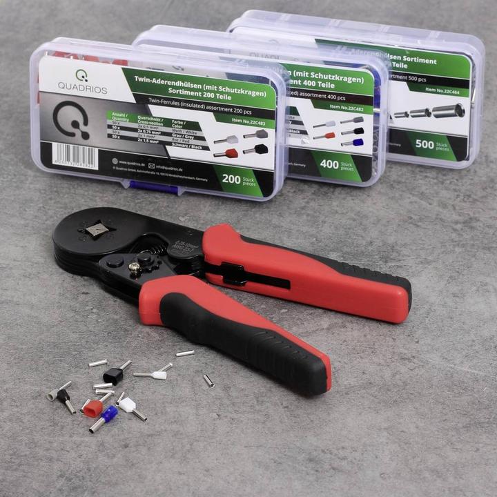 Immagine prodotto Quadrios 23T036 Assortimento di puntalini per fili parzialmente isolati 1 set