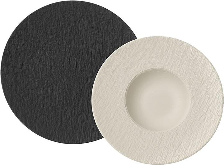 Italian Set Black & White Manufacture Rock (4 Piece)