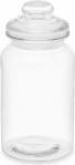 Produktbild Vivalto glatte runde Dose mit Glasdeckel 1200ml (1.20 l)