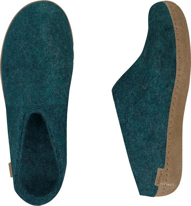 Actual product image Glerups Leather sole slippers (43)