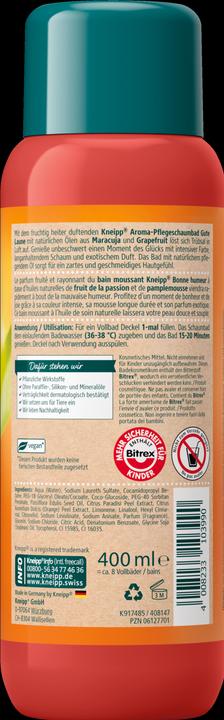 Actual product image Kneipp Aroma Care Foam Bath Good Mood (400 ml, Bubble bath, Bath oil)