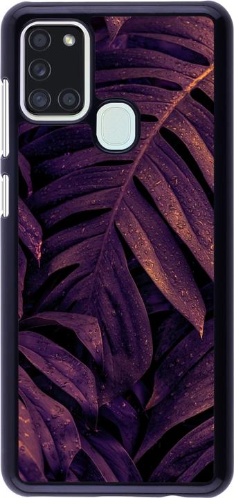 Produktbild PhoneLook Hülle Purple Light Leaves (Samsung Galaxy A21s)