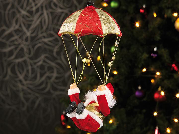 Produktbild Infactory Singender Weihnachtsmann "Santa Sky" mit Fallschirm (1 -teilig)