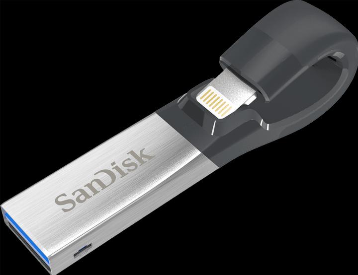 Produktbild SanDisk iXpand Flash Drive 16GB (16 GB, USB-A, Lightning, USB 3.0)