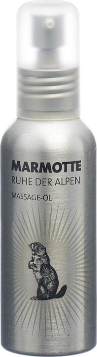 Actual product image Puralpina Marmotte Massage-Öl Ruhe der Alpen (100 ml)