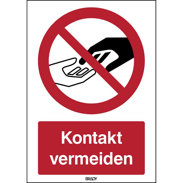 Produktbild Brady Sicherheitsschild – Kontakt vermeiden