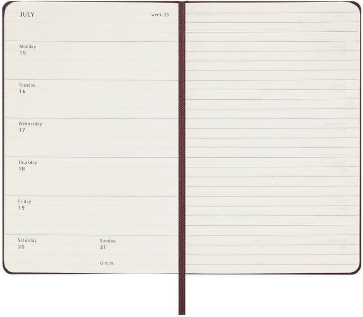 Actual product image Moleskine Classic Planner (A6, Hardcover, English)