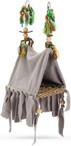 Actual product image Beeztees BZ BIRD HOUSE AMI GRAY 23X13X15